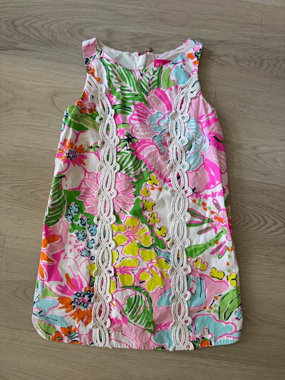 Lilly Pulitzer for Target Girls Size 6/6x Nosey Posey Shift Dress